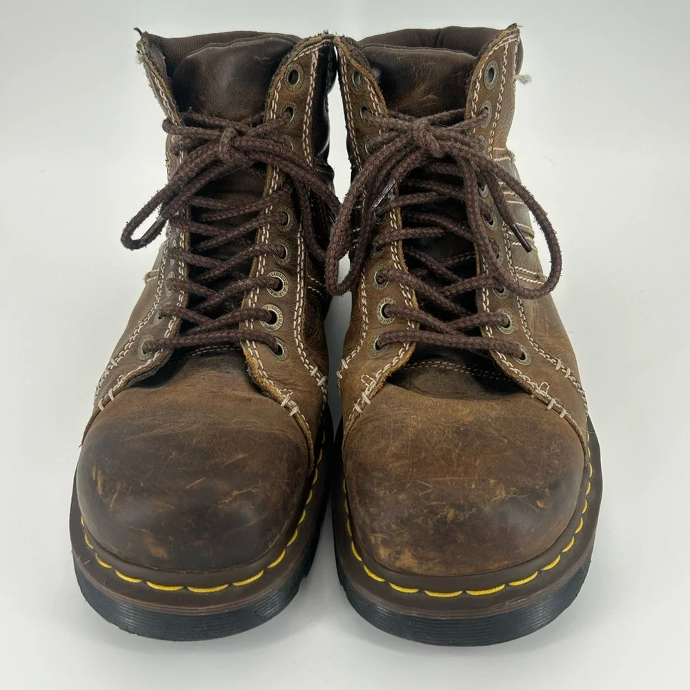 Dr. Martens Quincy Leather Ankle Boots in‎ Greenland Distressed Leather Size 11
